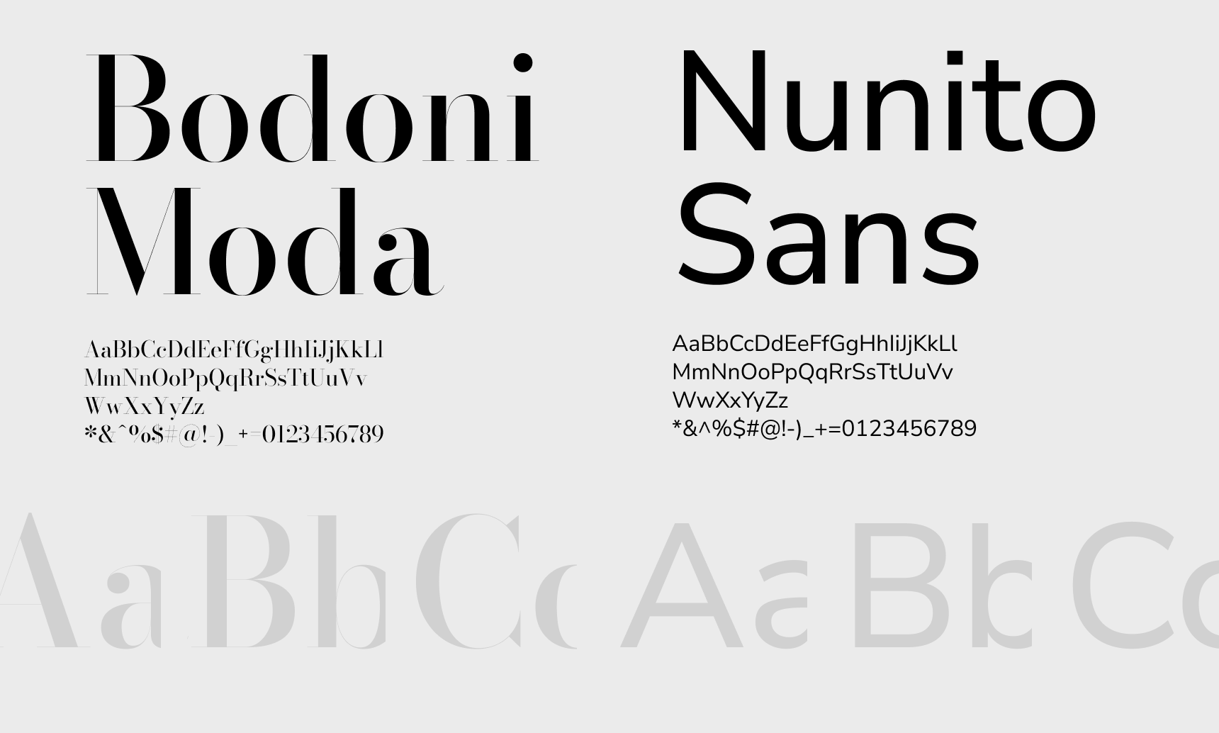 mockup Trialpha Typographie
